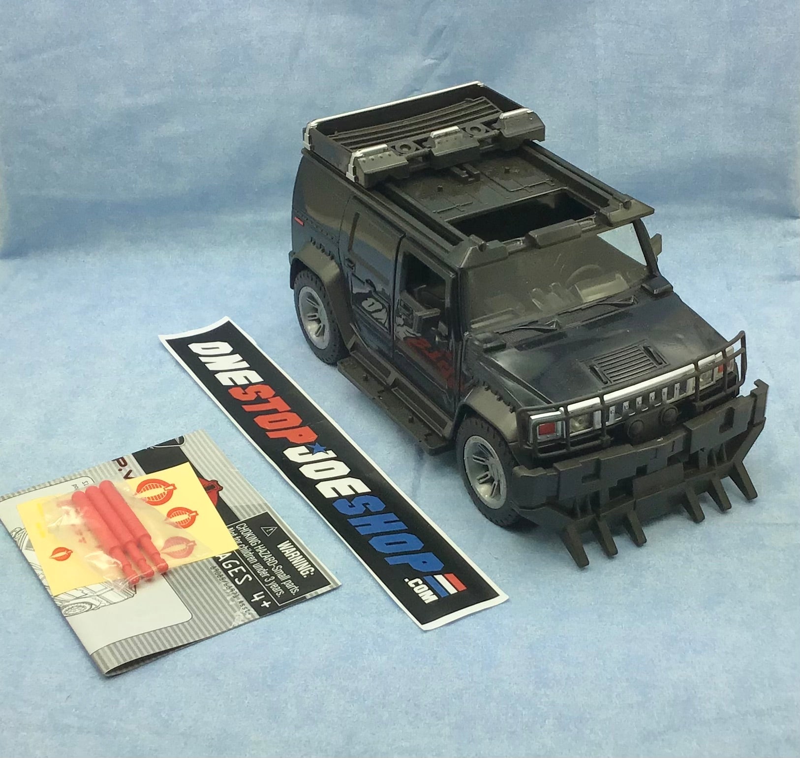 2009 ROC G.I. JOE COBRA STEEL CRUSHER APV HUMMER VEHICLE ONLY NEW