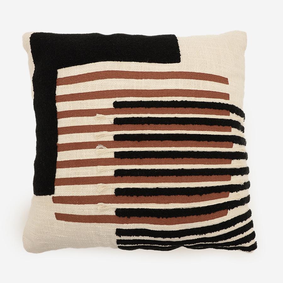 PARALLEL クッションカバー 45cm角 ブラウン｜【公式】ACTUS online