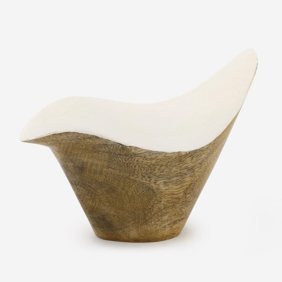 バードオブジェ LOW ホワイト × ナチュラル｜【公式】ACTUS online