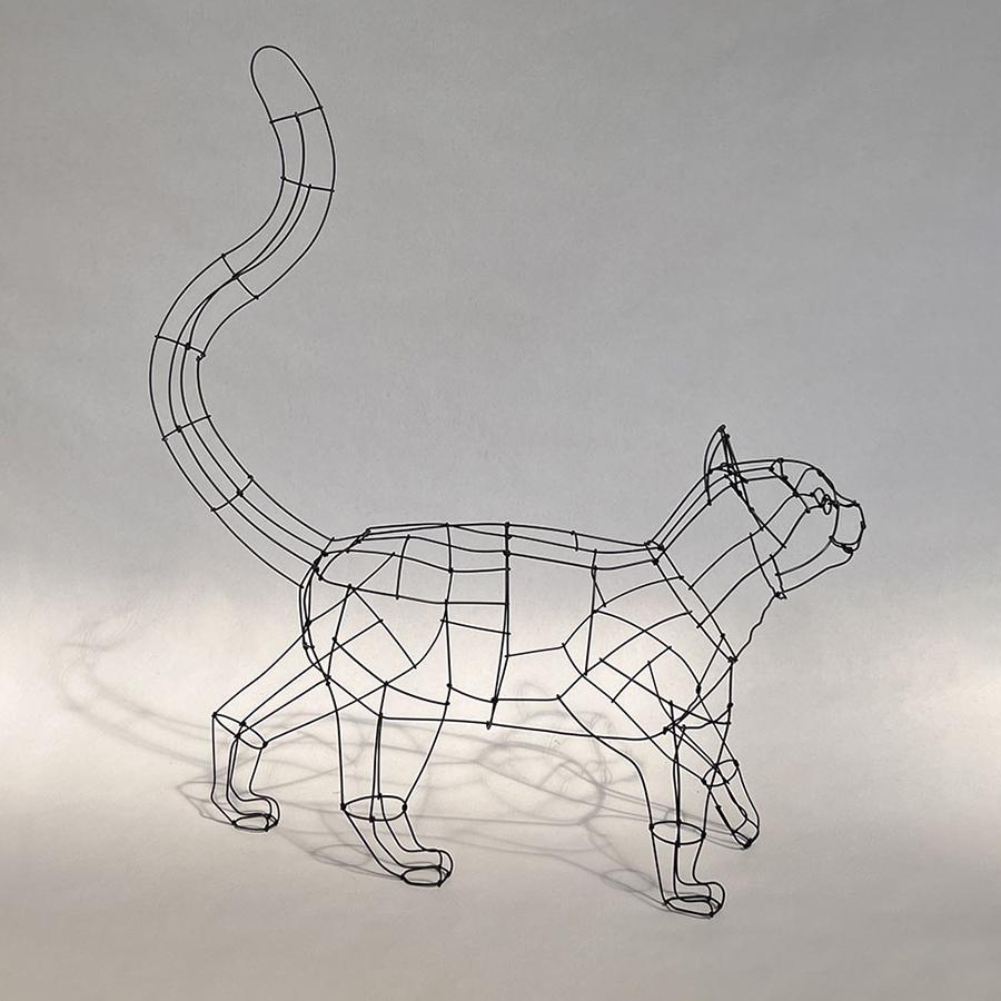 山田一成 | ワイヤーアート ネコ 夜のさんぽ｜【公式】ACTUS online