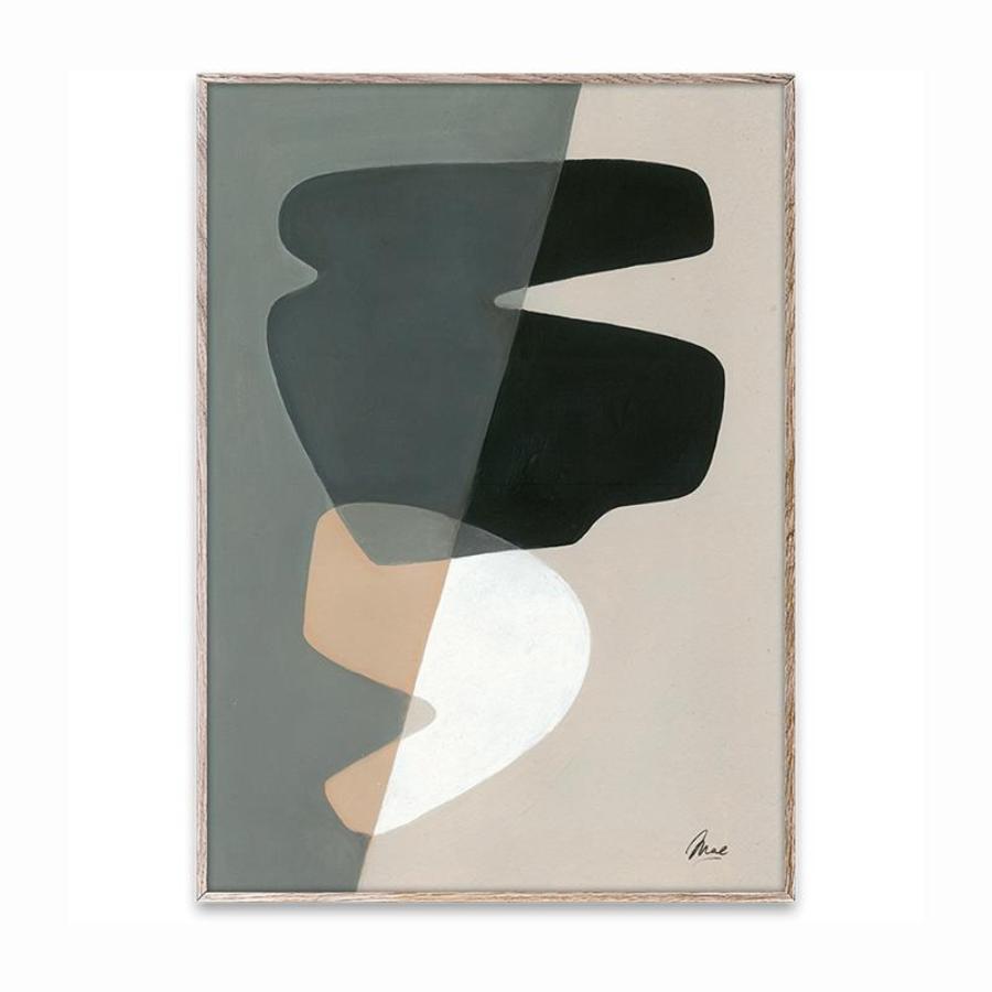 Paper Collective | Composition 02 / FRAME OAK 50×70cm｜【公式