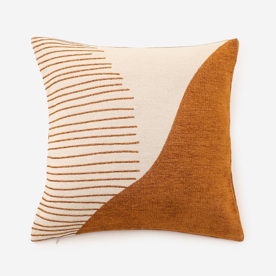 ジャガード織り クッションカバー 45cm角 テラコッタ｜【公式】ACTUS