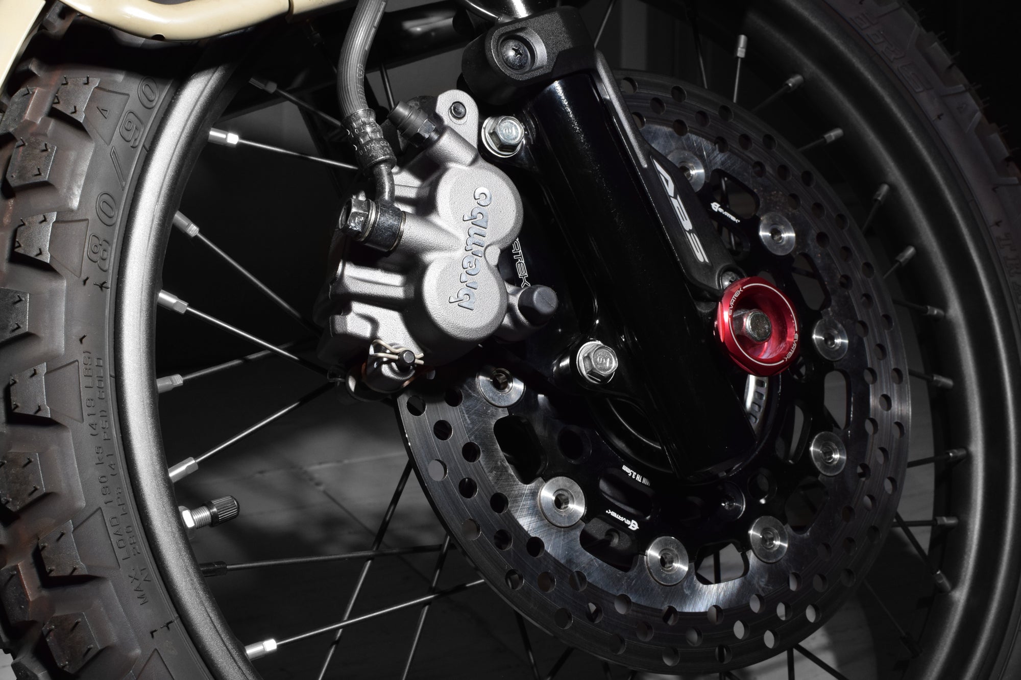 エヴァテック 260mmディスク用 フロント ブレンボ片押し2POTキャリパー