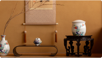 吉野桜）花瓶|有田焼の老舗-香蘭社オンラインショップ