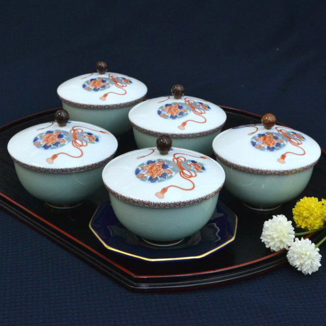 湯のみ5客セット|有田焼の老舗-香蘭社オンラインショップ