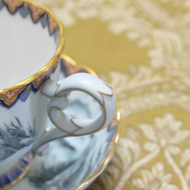 薄墨山水絵,コーヒーカップ＆ソーサー|有田焼の老舗-香蘭社オンライン