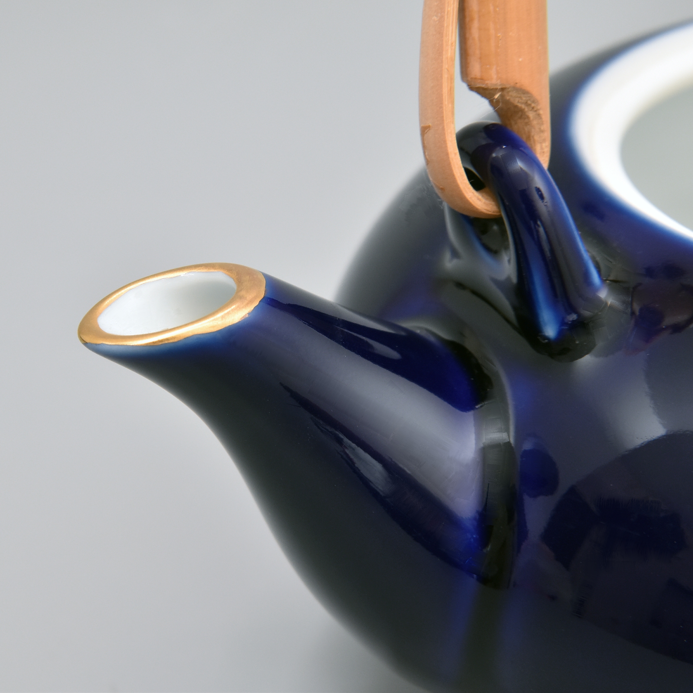 ルリ胡蝶蘭）有田焼 茶器揃|有田焼の老舗-香蘭社オンラインショップ