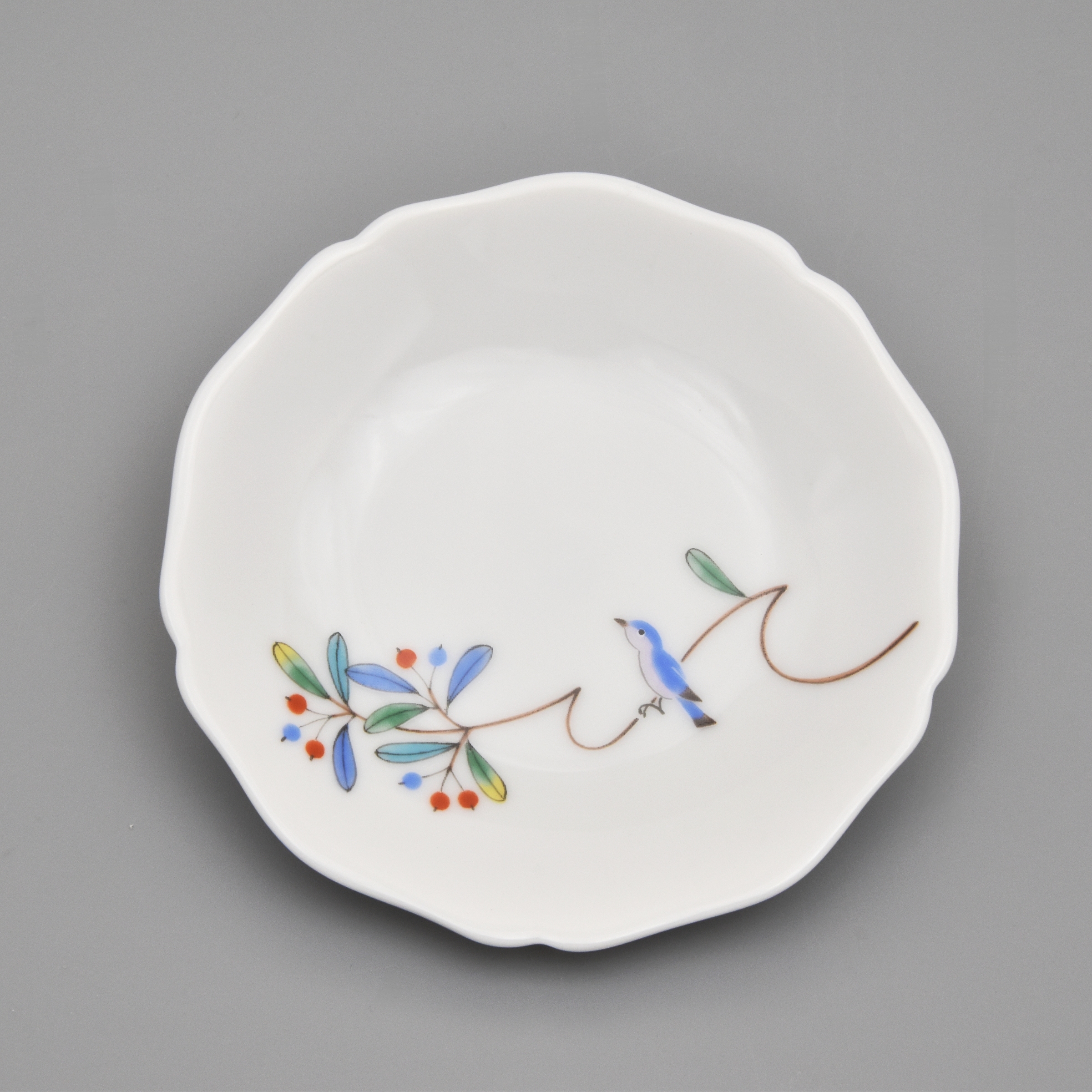小鳥の詩）小皿5枚セット（径10cm）|有田焼の老舗-香蘭社オンライン