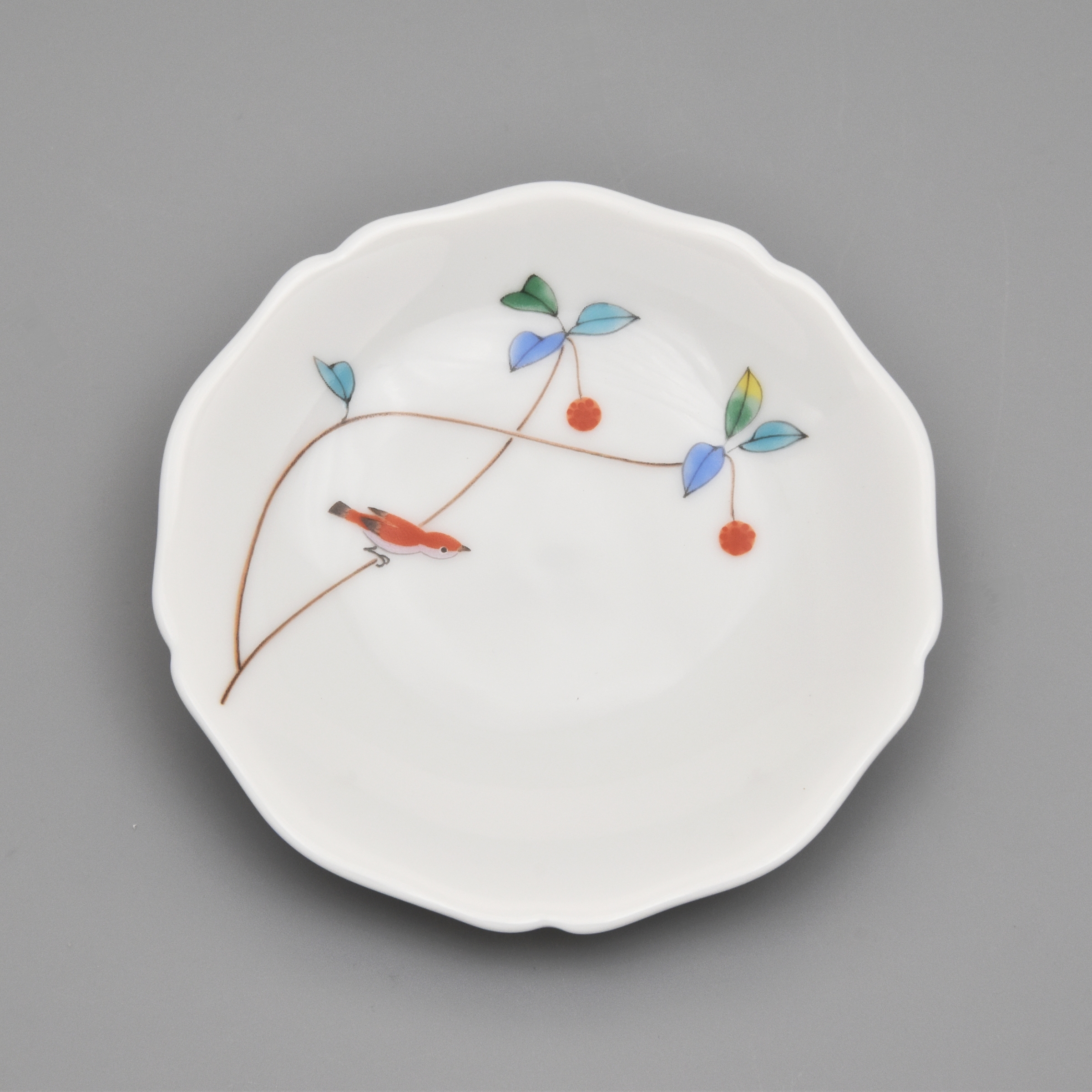 小鳥の詩）小皿5枚セット（径10cm）|有田焼の老舗-香蘭社オンライン