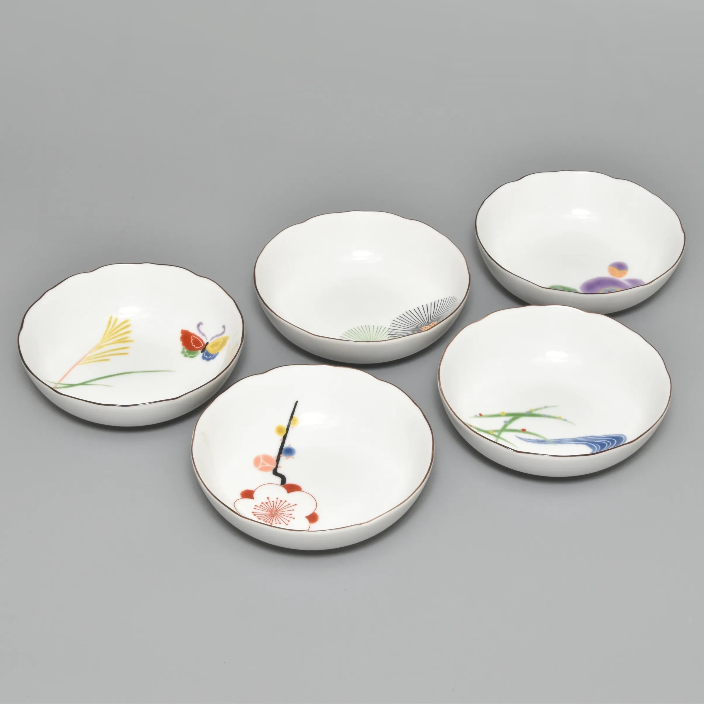 はんなり）小鉢5個セット|有田焼の老舗-香蘭社オンラインショップ