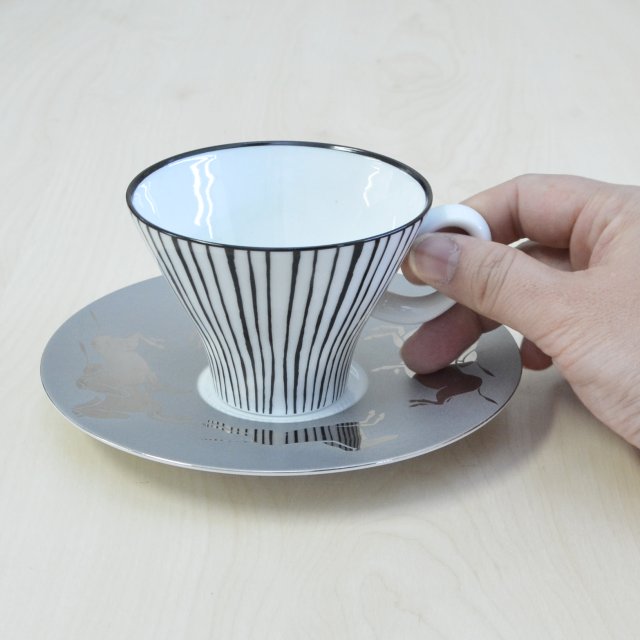 ゼブラ）コーヒーカップ＆ソーサー|有田焼の老舗-香蘭社オンラインショップ