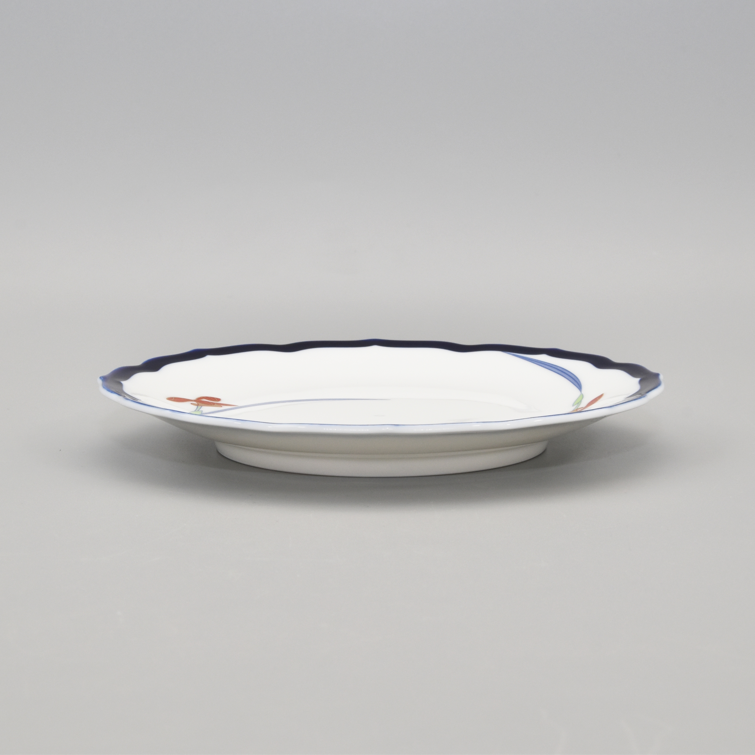 オーキッドレース）ケーキ皿（径19.5cm）|有田焼の老舗-香蘭社