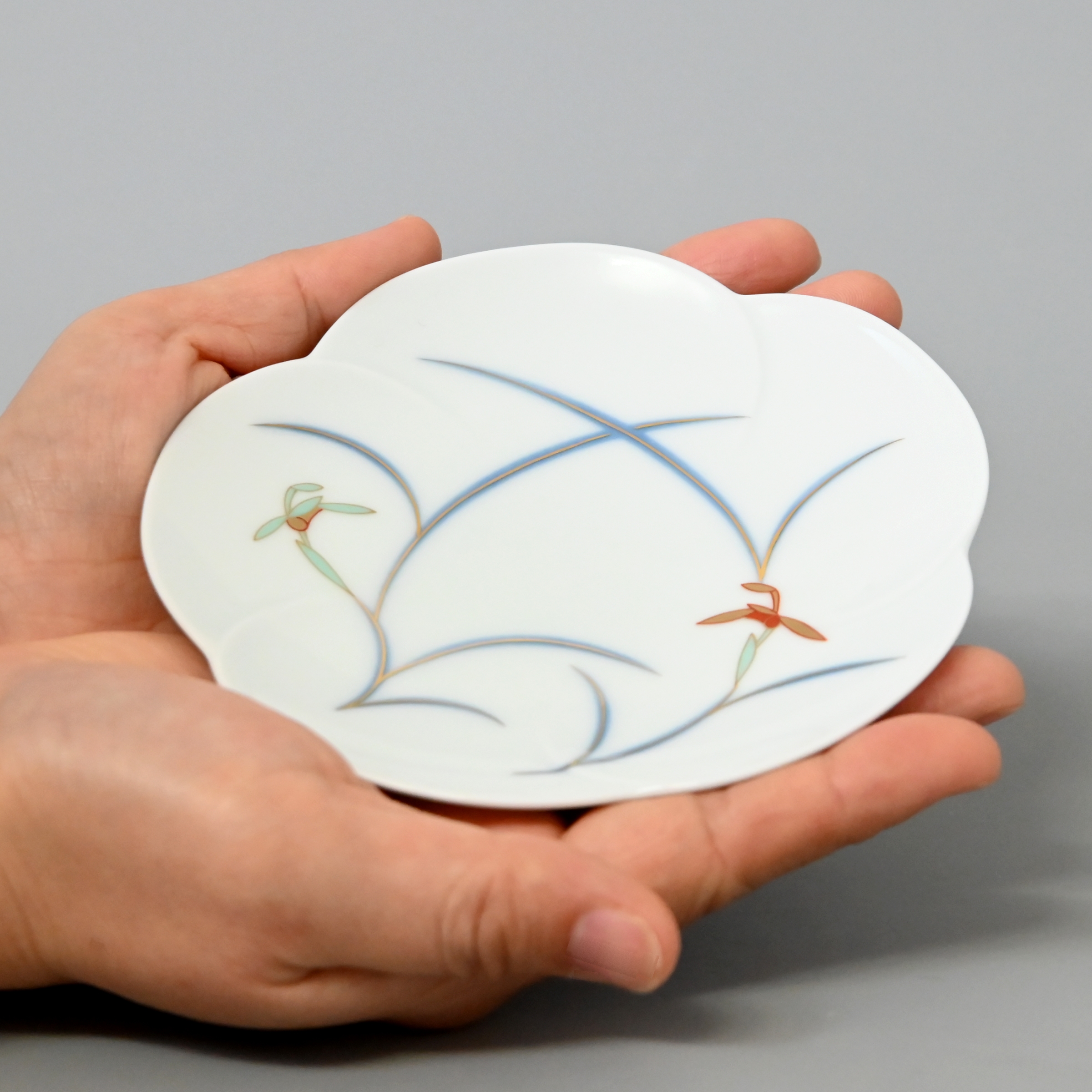 蘭）小皿5枚セット|有田焼の老舗-香蘭社オンラインショップ