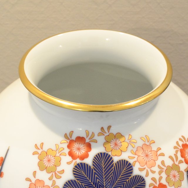 古伊万里四季）花瓶|有田焼の老舗-香蘭社オンラインショップ