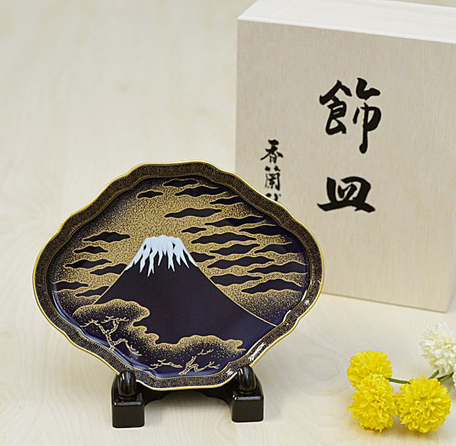 飾り皿,富士絵,有田焼,香蘭社|有田焼の老舗-香蘭社オンラインショップ