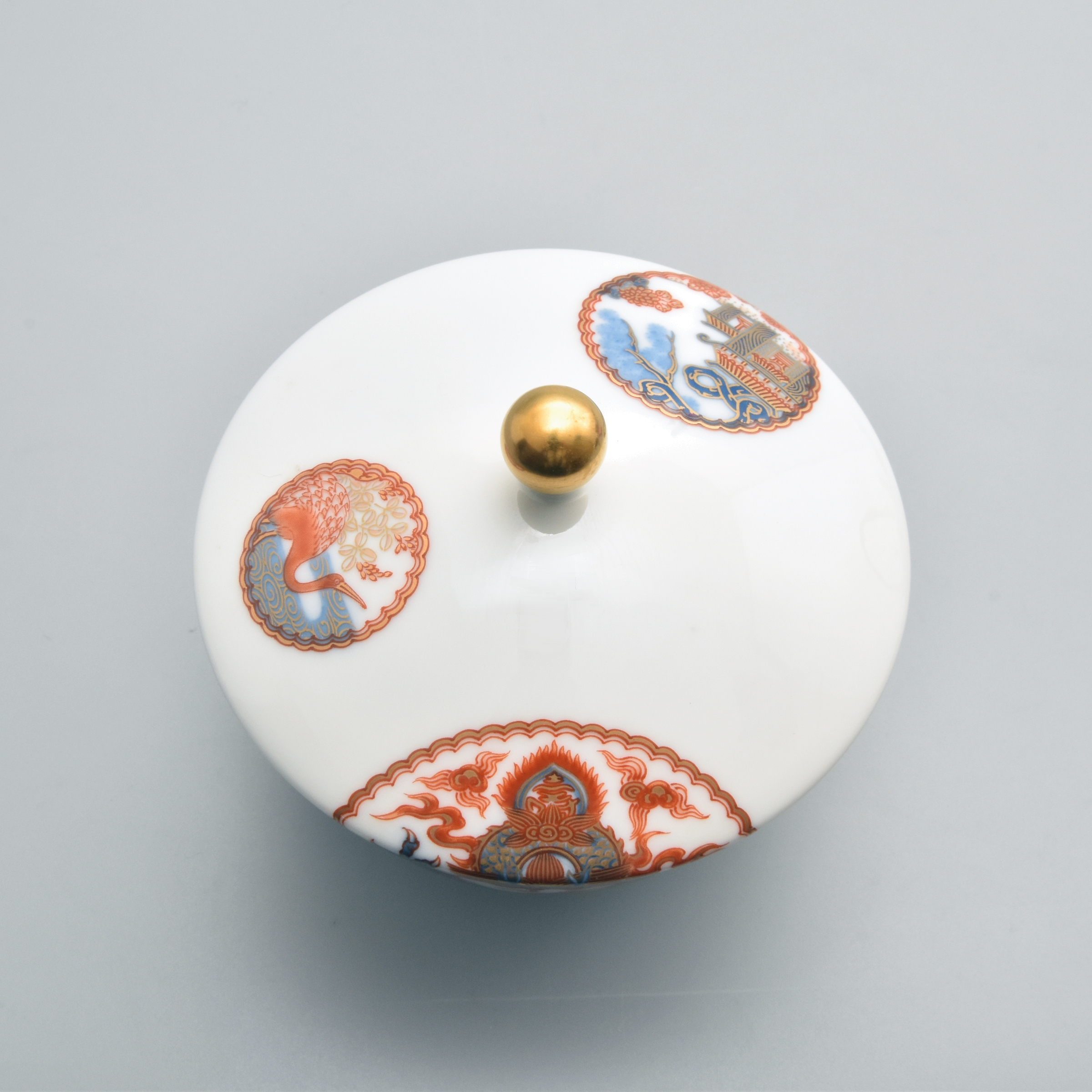 色絵吉祥丸紋）有田焼 茶器揃（急須・湯のみセット）|有田焼の老舗