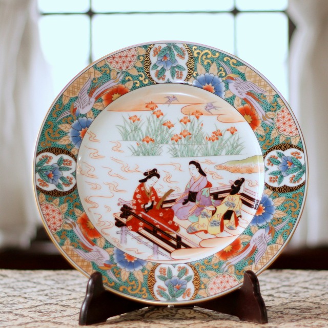 有田焼,飾り皿，インテリア，美人画（歌奴）|有田焼の老舗-香蘭社