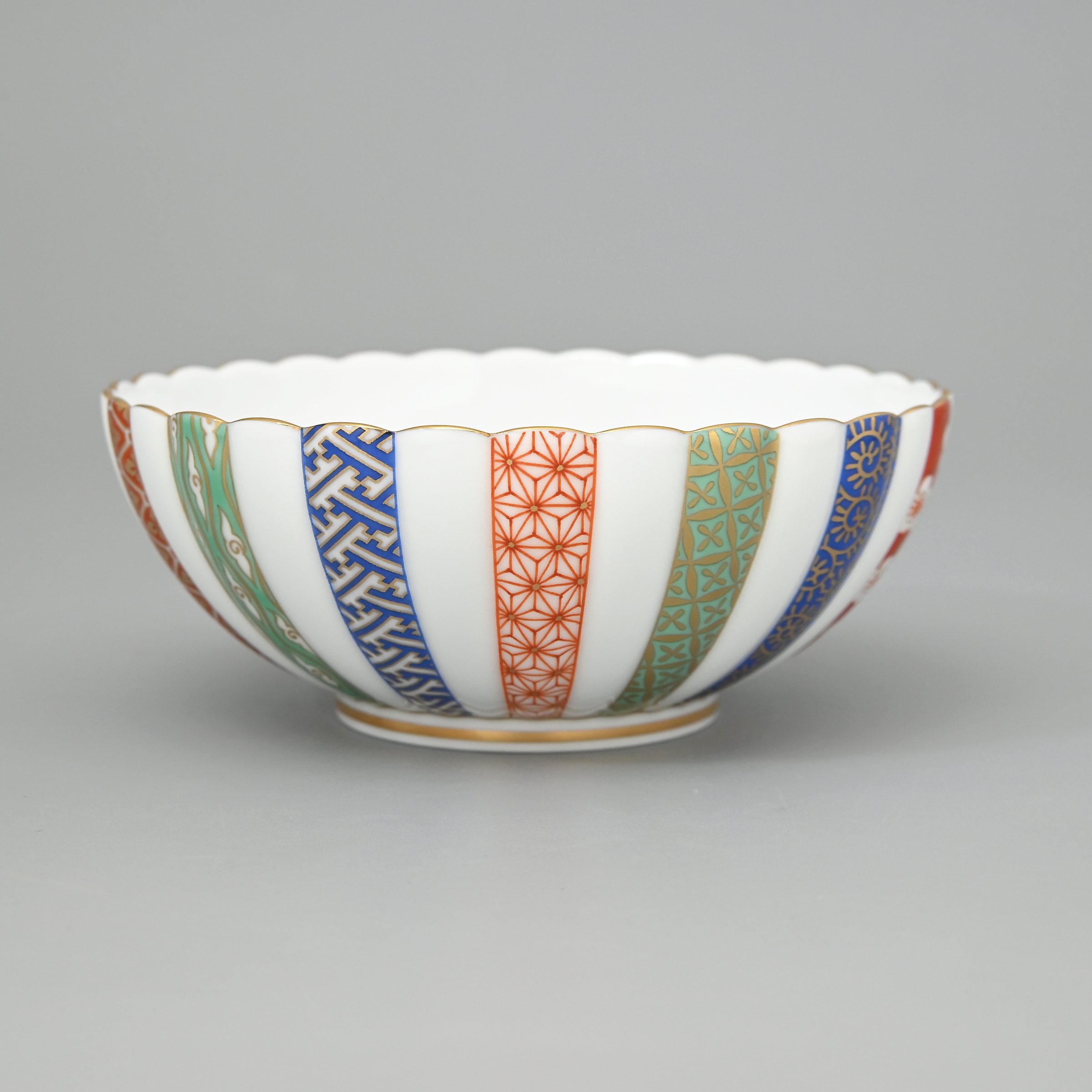 三色地紋）ペア中鉢|有田焼の老舗-香蘭社オンラインショップ