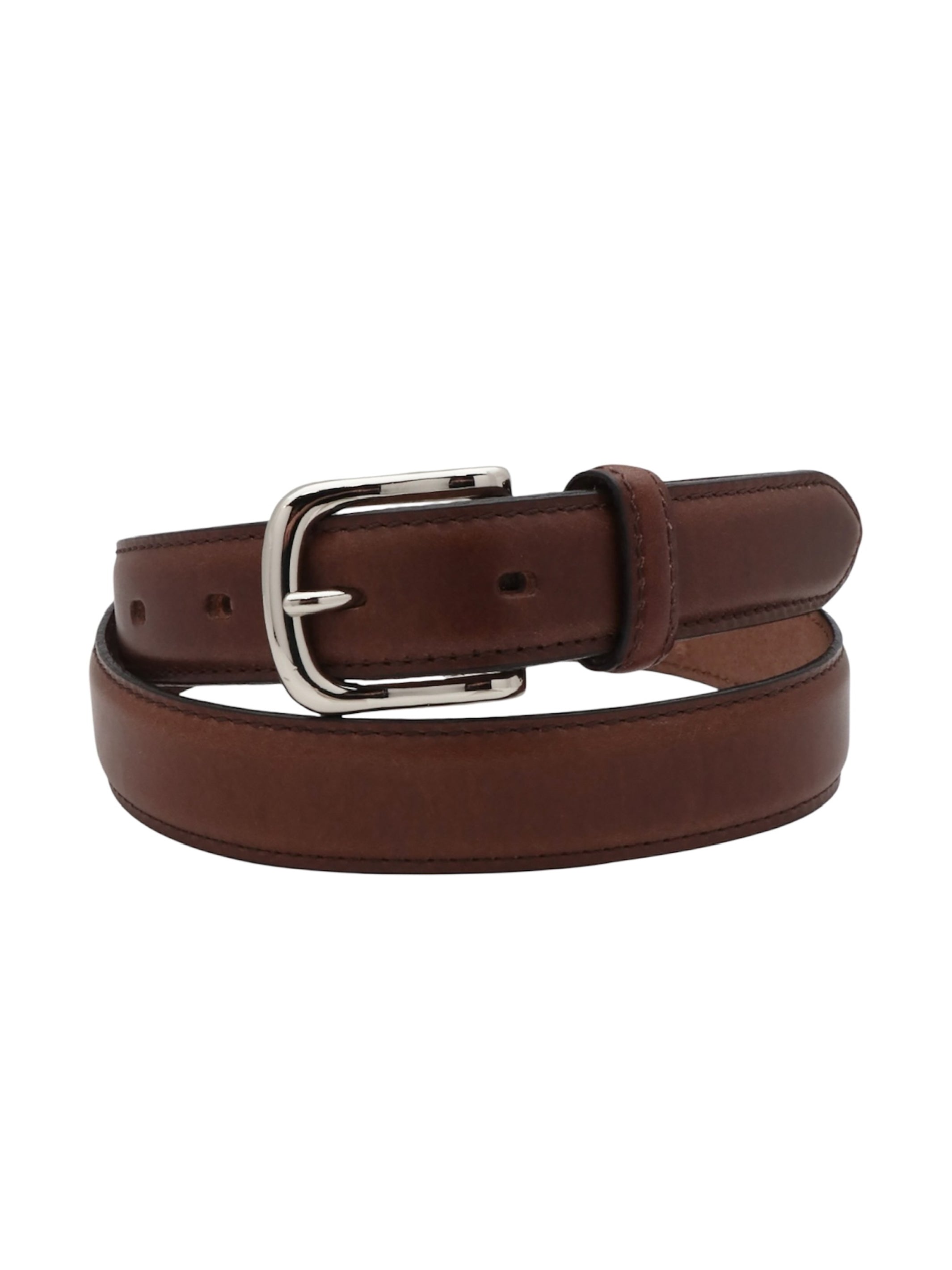 LEATHER PIN BUCKLE BELT