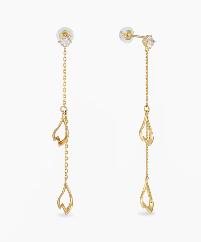 K10YG オニキス ピアス|festaria Online Shop(フェスタリア オンライン