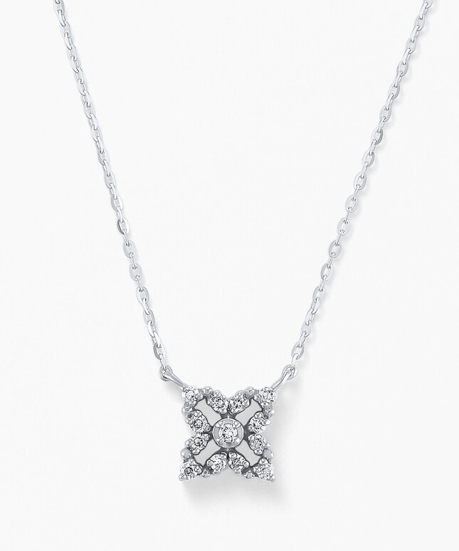 K10WG ダイヤモンド ネックレス|festaria Online Shop(フェスタリア