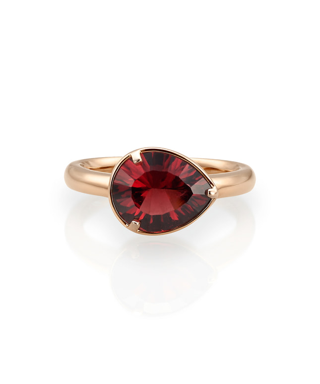 K18PG ガーネット リング|festaria Online Shop(フェスタリア