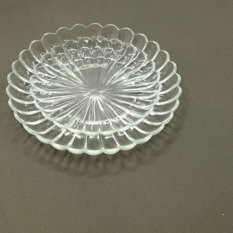 菊華皿 水崎硝子 クリア プレート 和食器 Φ200㎜ – Osmund Drive