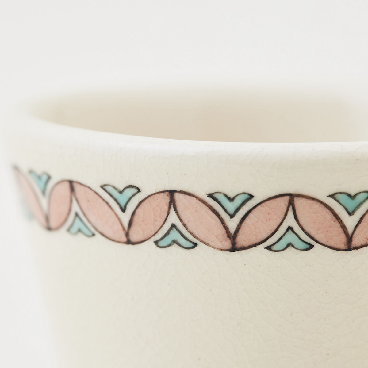 白薩摩蓋置（杵型） 割文（ピンク）[シロサツマフタオキ（キネガタ