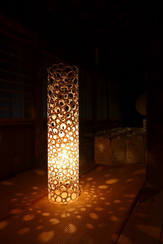 和紙ランプ「漉きあかり」｜越前和紙 長田製紙所