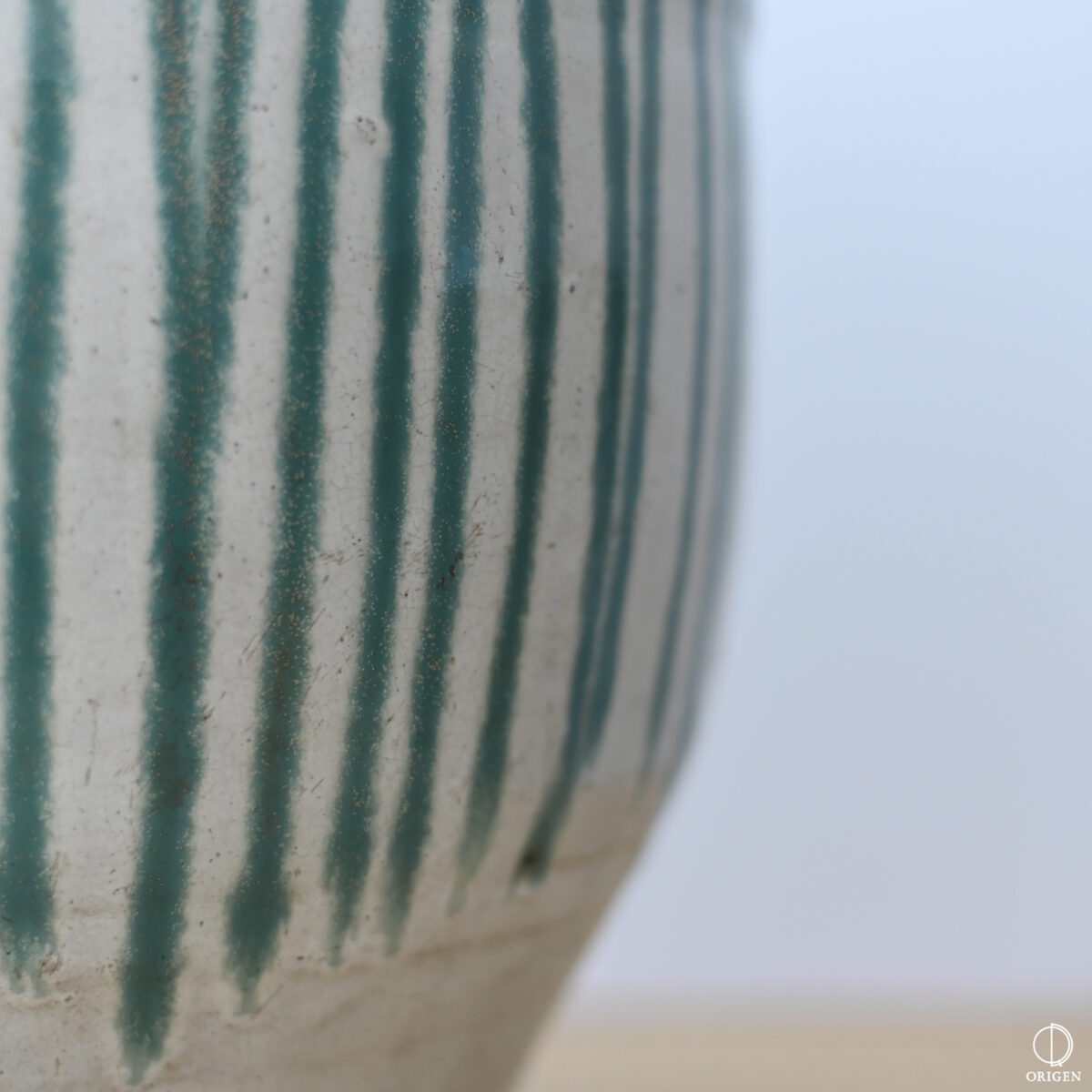 信楽焼の青すだれ茶壺｜出張買取 in 大阪市都島区｜骨董品買取 - ORIGEN