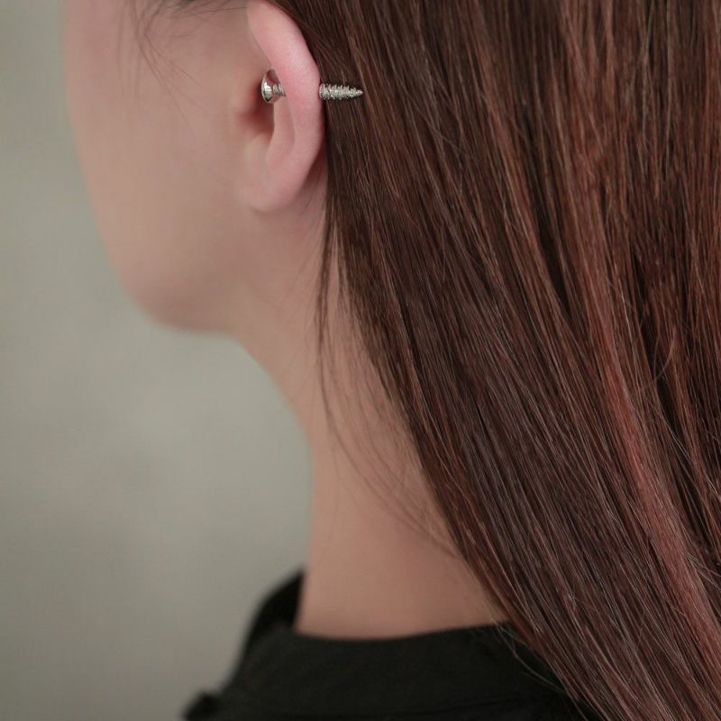 ボディピアス ネジ ストレートバーベル ネジ式 サージカルステンレス