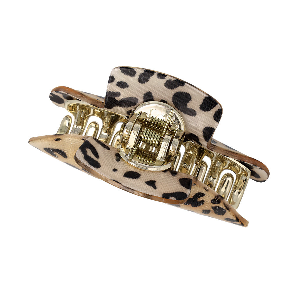 ヘアクリップ レオパード ラメ バンスクリップ – OSEWAYAオンラインストア