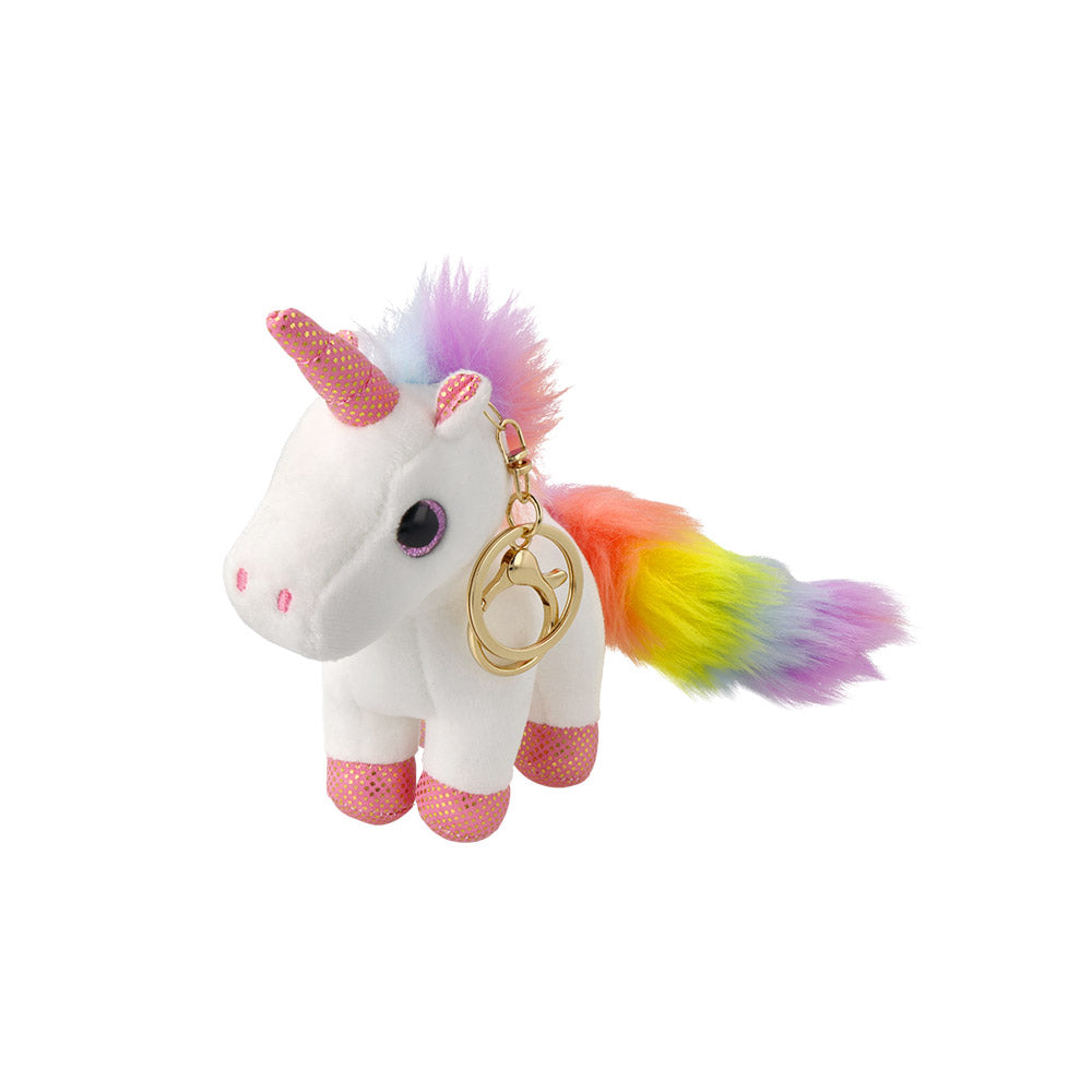バッグチャーム ユニコーン レインボー ぬいぐるみ マスコット