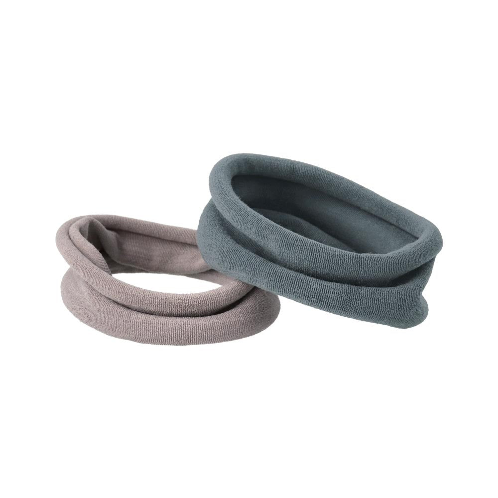 ヘアゴム Candy Arrange 幅広 ワイド ジャージ くすみカラー 2色 2個