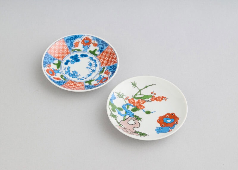 ミャクミャク×中川政七商店】万博限定！ だるま、豆皿、扇子……愛らしい