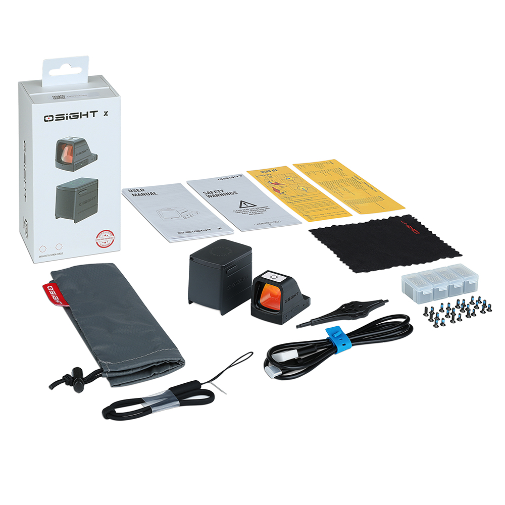 Osight X Rechargeable Red Dot: Large Window & MRS - Osight