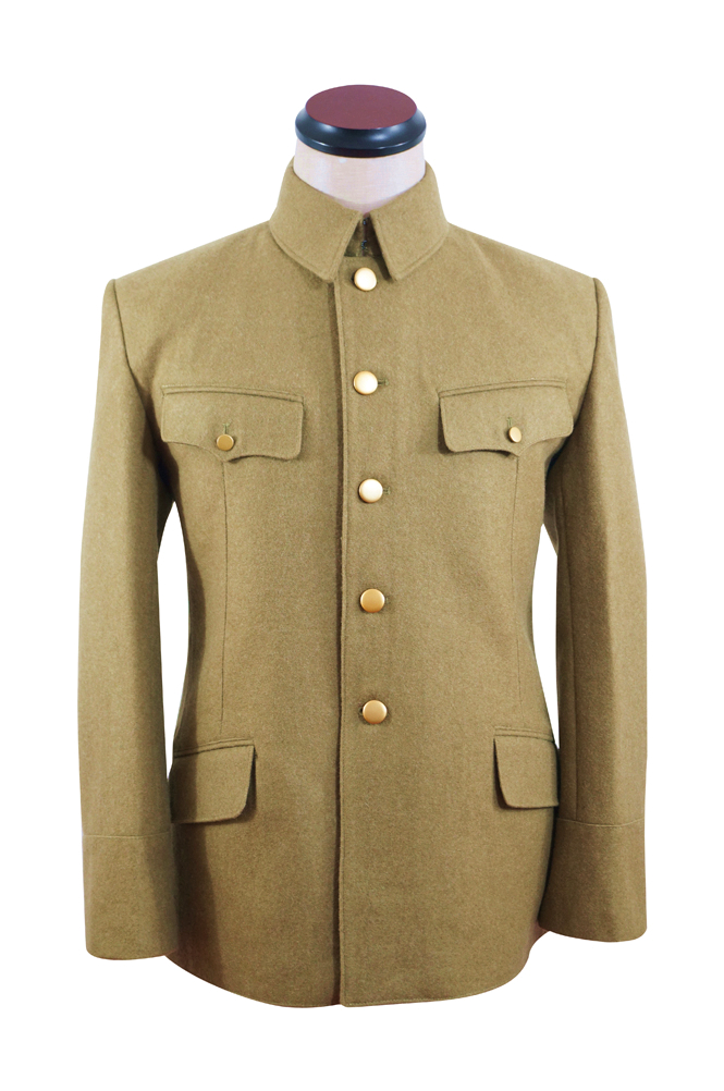 WWII Japanese IJA M1938 Type 98 M98 Officer Wool tunic yellowish