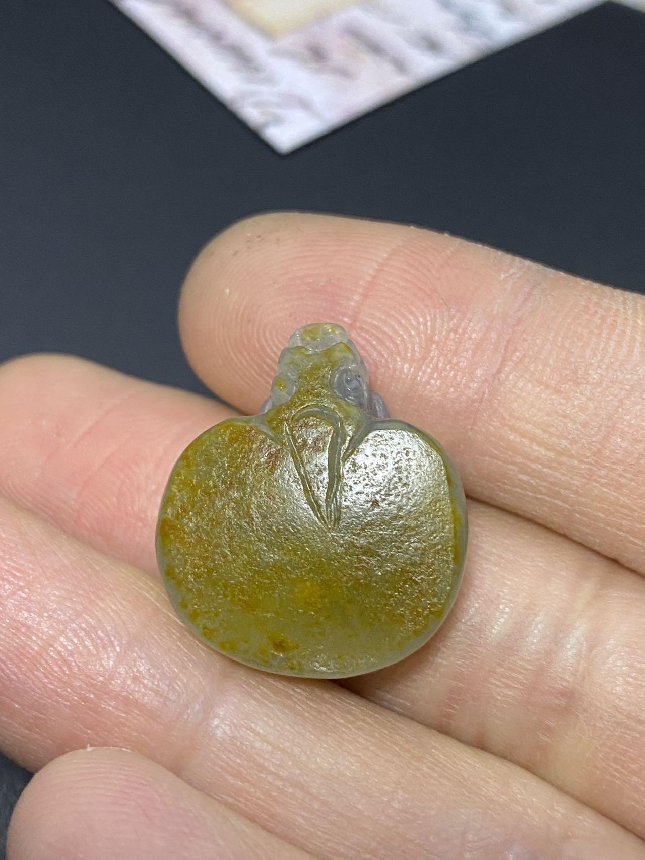 和田玉青花籽料龙龟- 武藏文玩- 武藏文玩- 麦稀奇