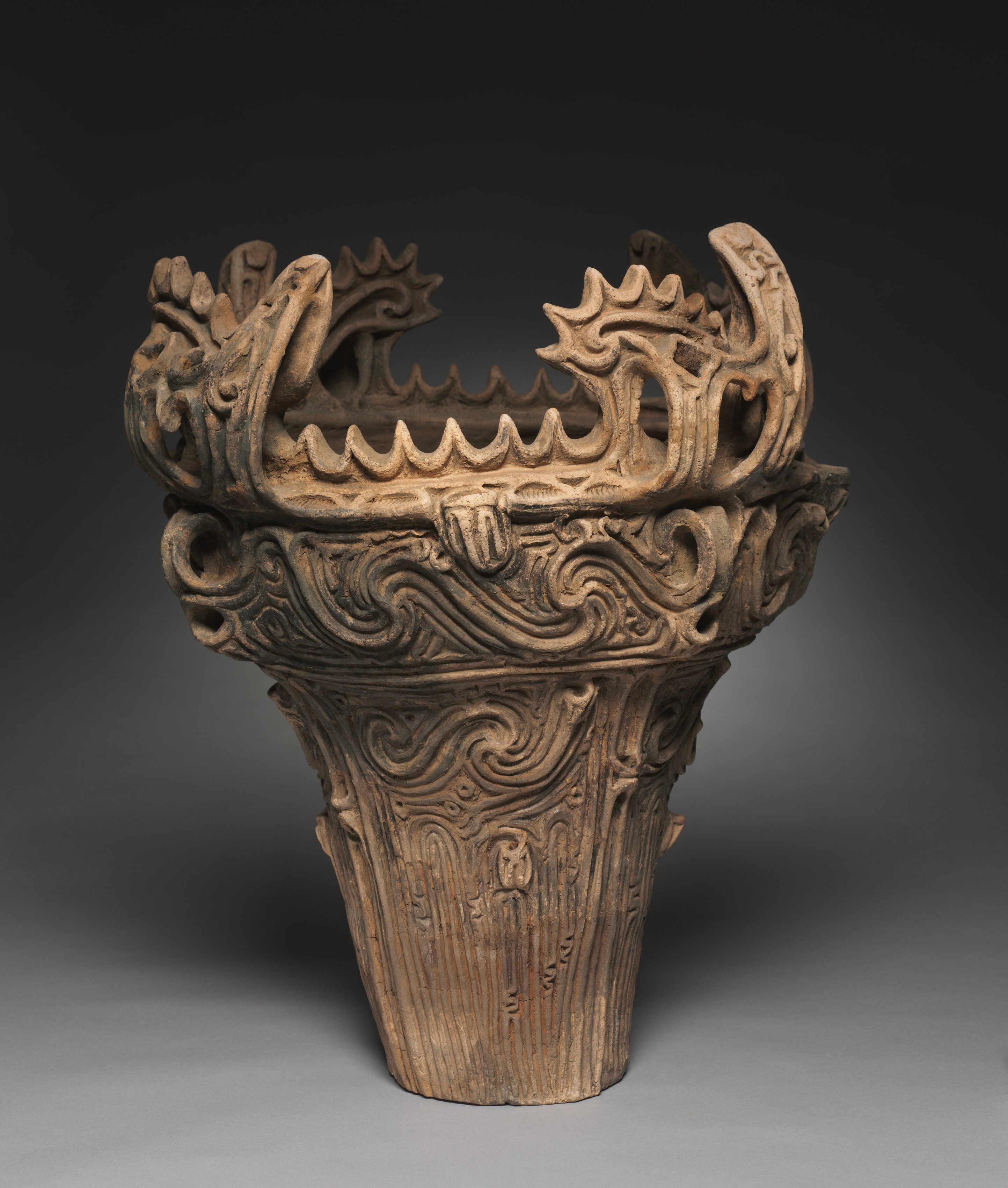 Fire-flame Cooking Vessel (Ka'en Doki) | Cleveland Museum of Art