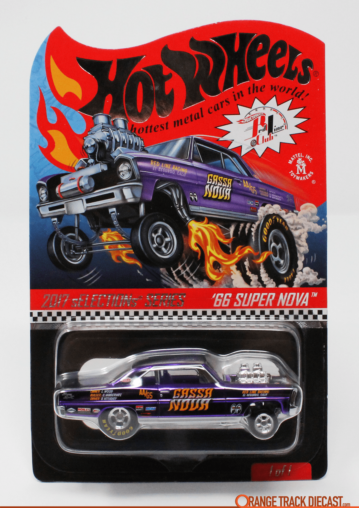 66 Super Nova – 17 sELECTIONs PKG 1200pxOTD – ORANGE TRACK DIECAST