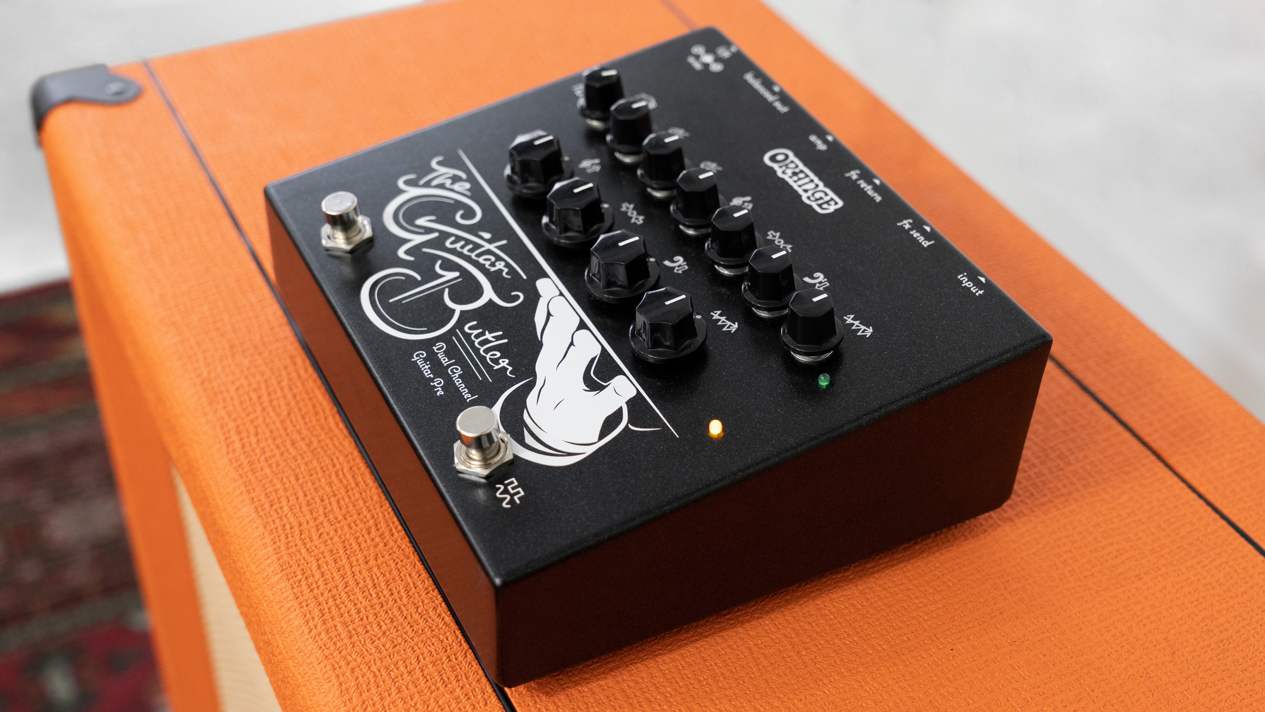 Orange Guitar Butler | Dual-Channel Guitar Preamp Pedal – Orange