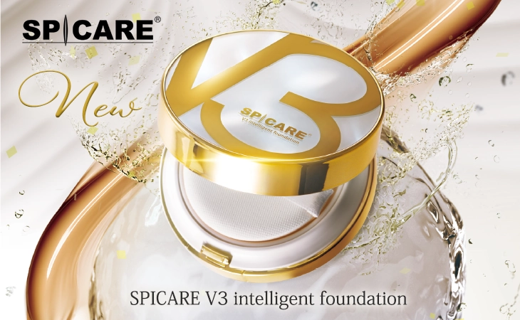 エステ商材卸】SPICARE V3インテリジェントファンデーション 15g｜ヴィ