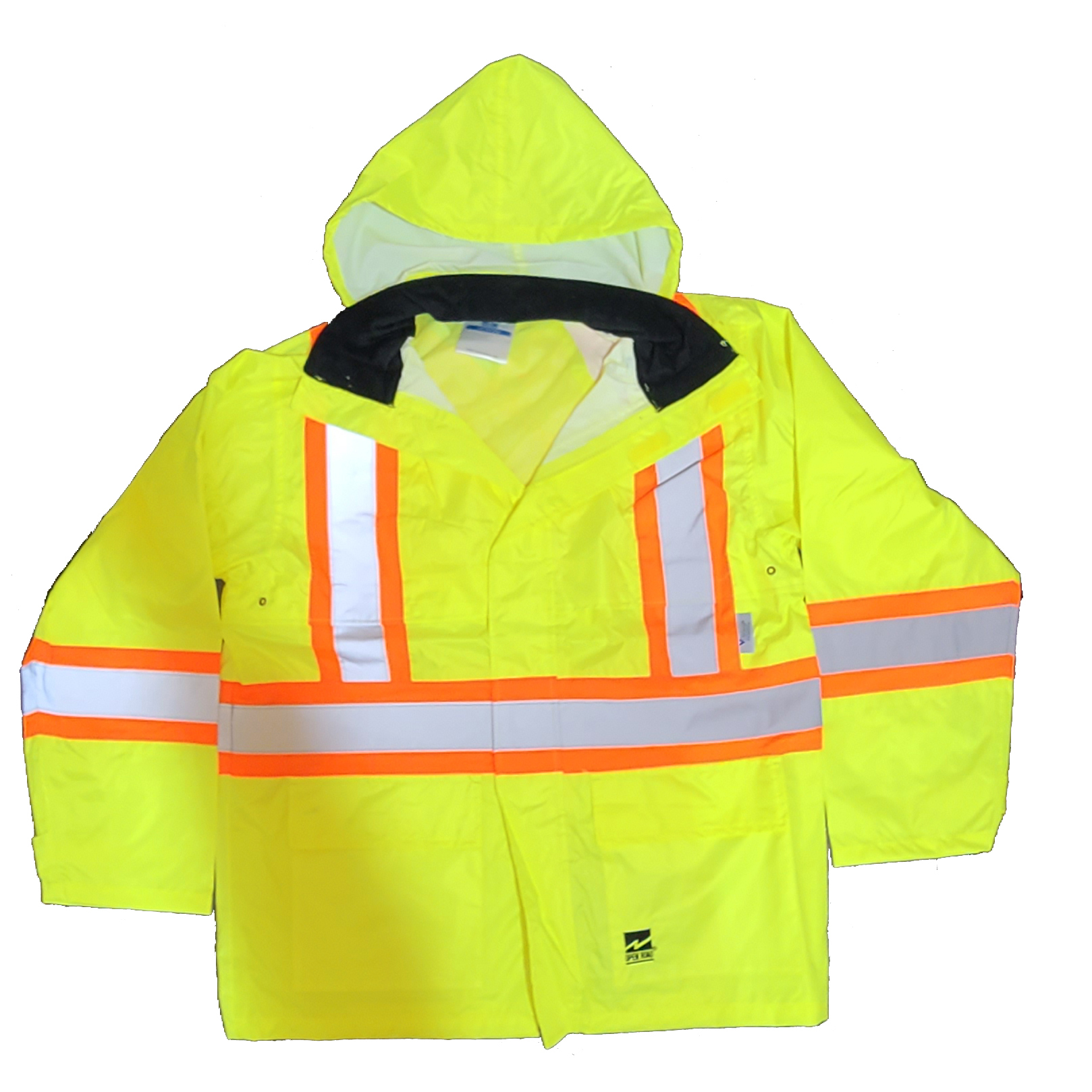 Open Road 150D DOT Style Vented Rain Jacket - 6323JG - North