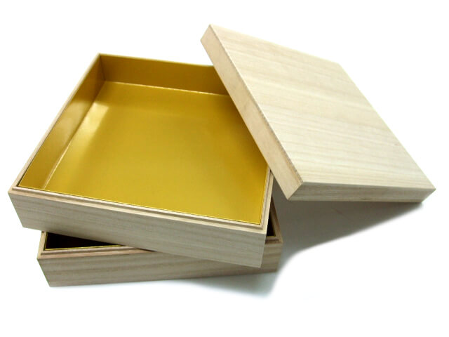 おせち用木箱】桐8寸2段（6セット入） - 折箱の通販なら折箱堂｜業務用