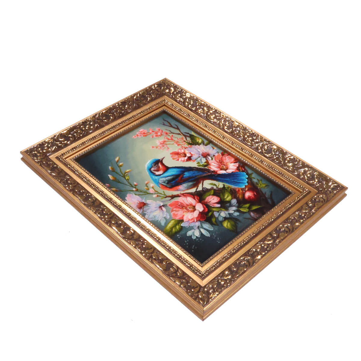 ペルシャ絨毯 タブリーズ産 絵画絨毯 90×71cm（FP-70269） – ギャッベ