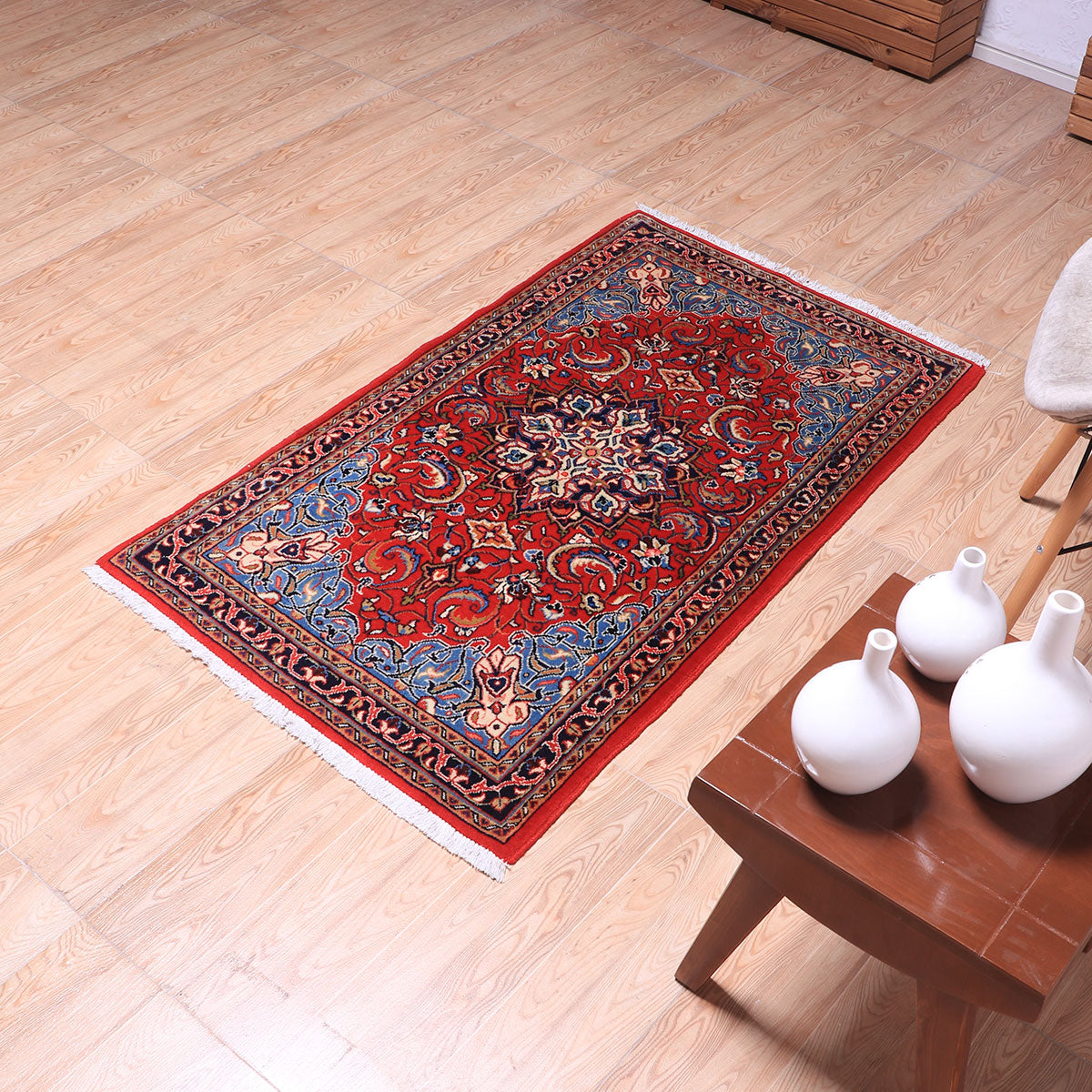 ペルシャ絨毯 (サルーク) 132×79cm（FS-70058） – ギャッベ＆ペルシャ