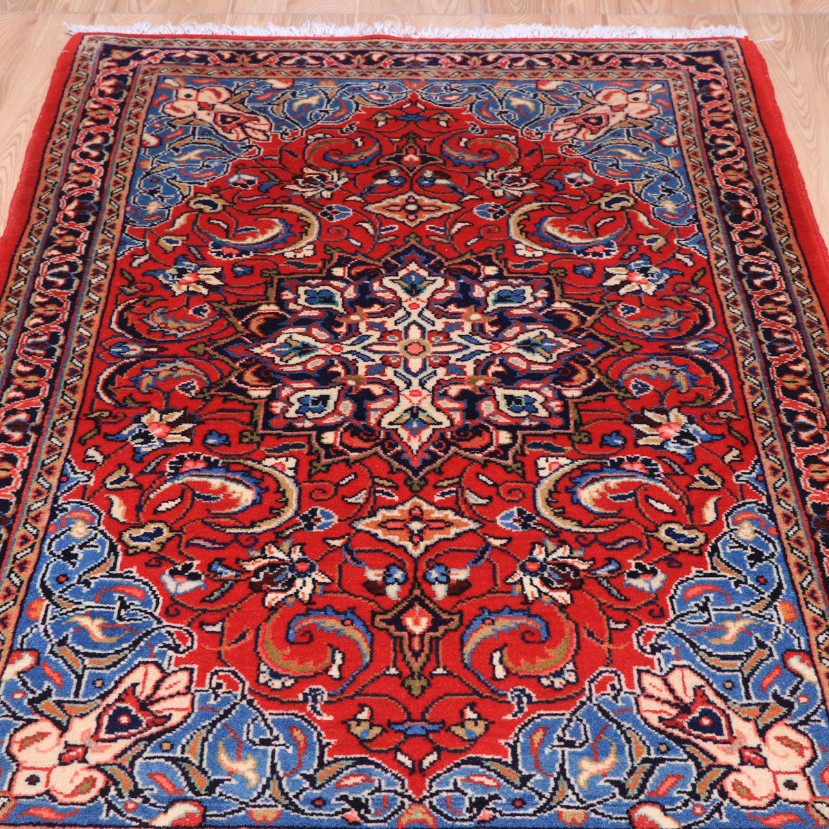 ペルシャ絨毯 (サルーク) 132×79cm（FS-70058） – ギャッベ＆ペルシャ