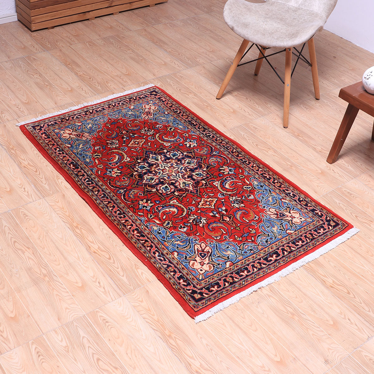 ペルシャ絨毯 (サルーク) 132×79cm（FS-70058） – ギャッベ＆ペルシャ