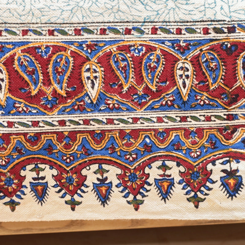 ペルシャ更紗・ガラムカール​ (イラン手染布) 200×135cm（GC-12804