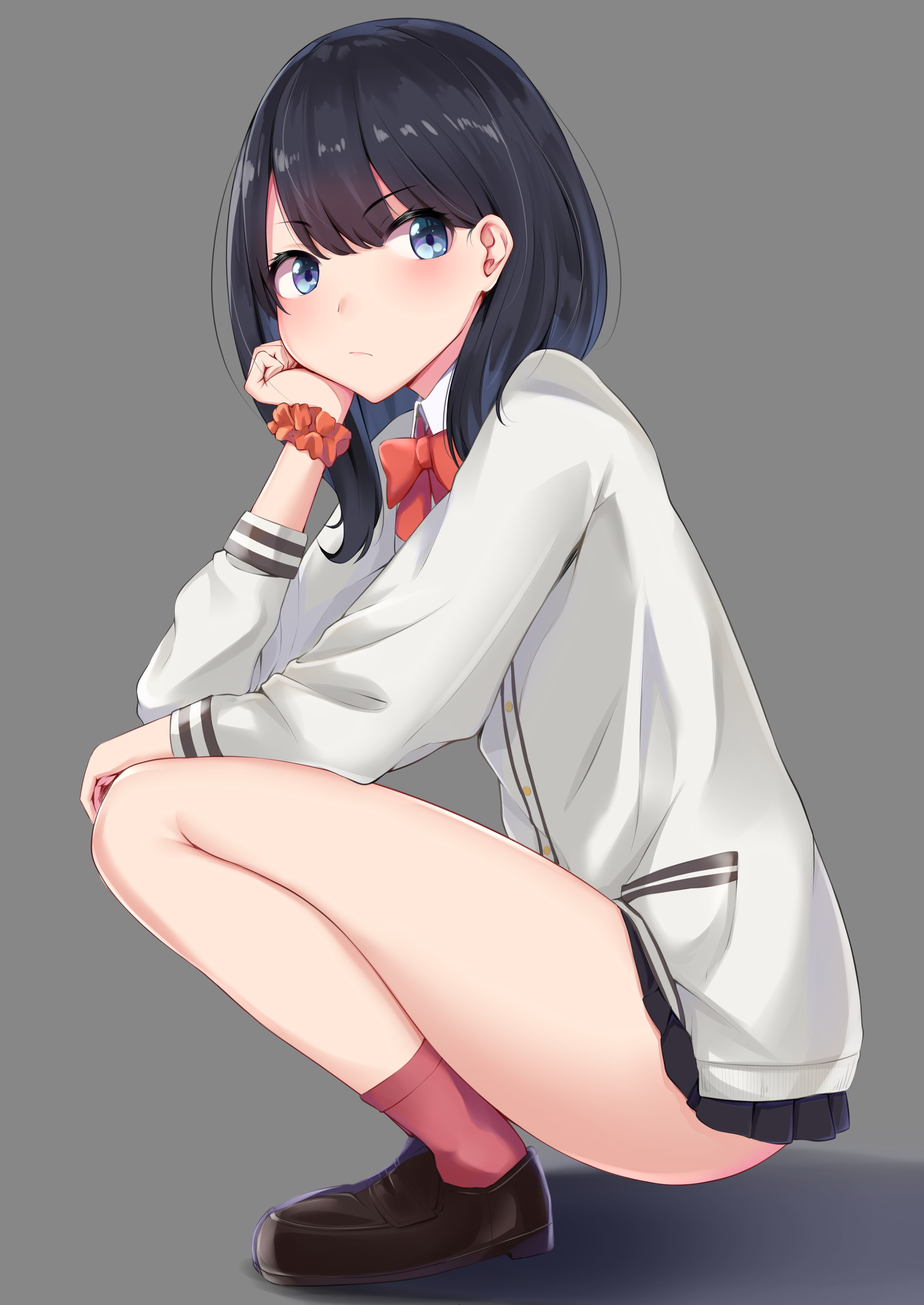 SSSS.GRIDMAN』宝多六花のムッチリ可愛い太ももに釘付けになるイラスト